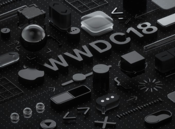 Wallpaper WWDC 2018, Black, 3D, 4K, Hi Tech 5411812131
